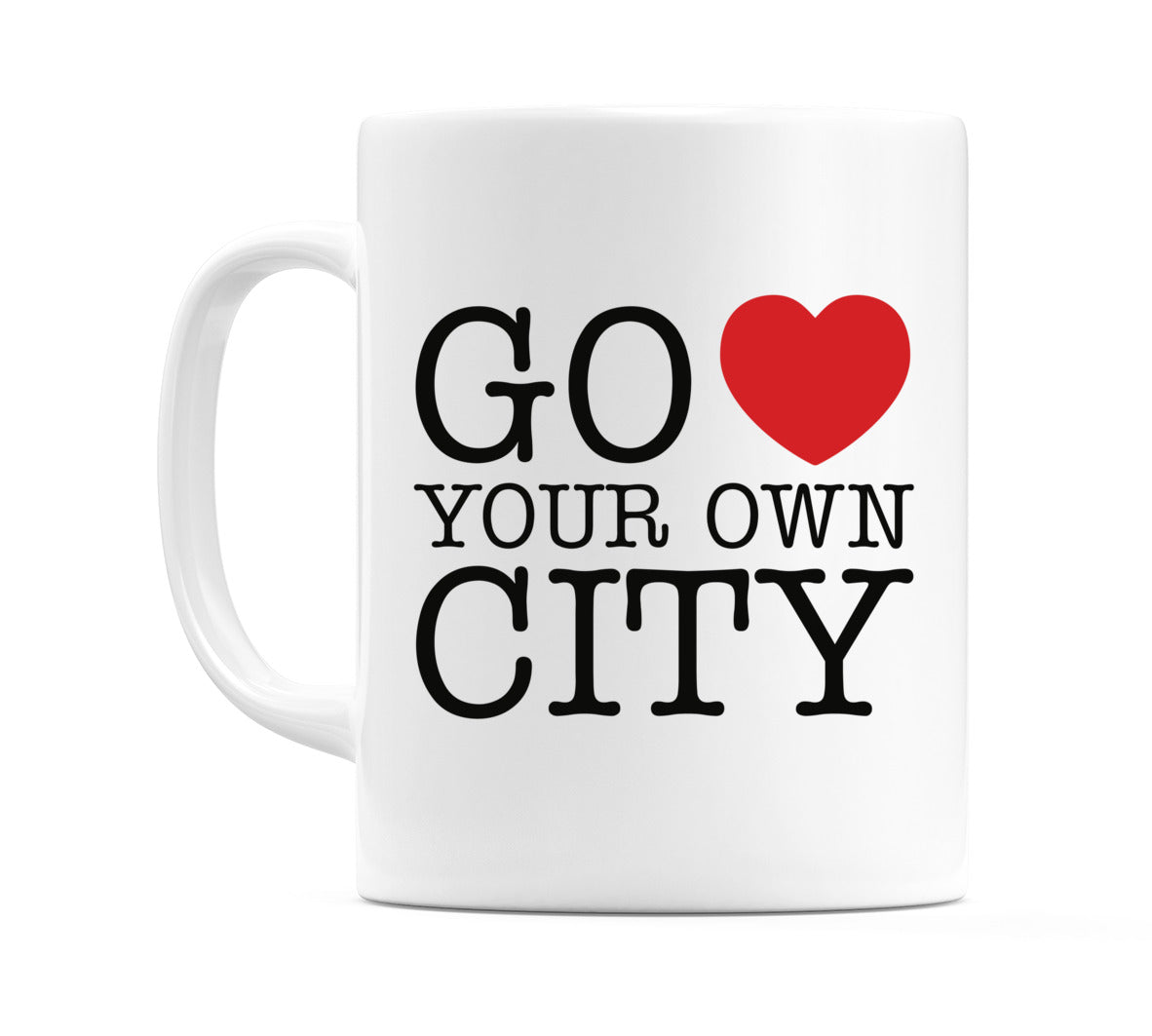 Go Heart Your Own City Mug