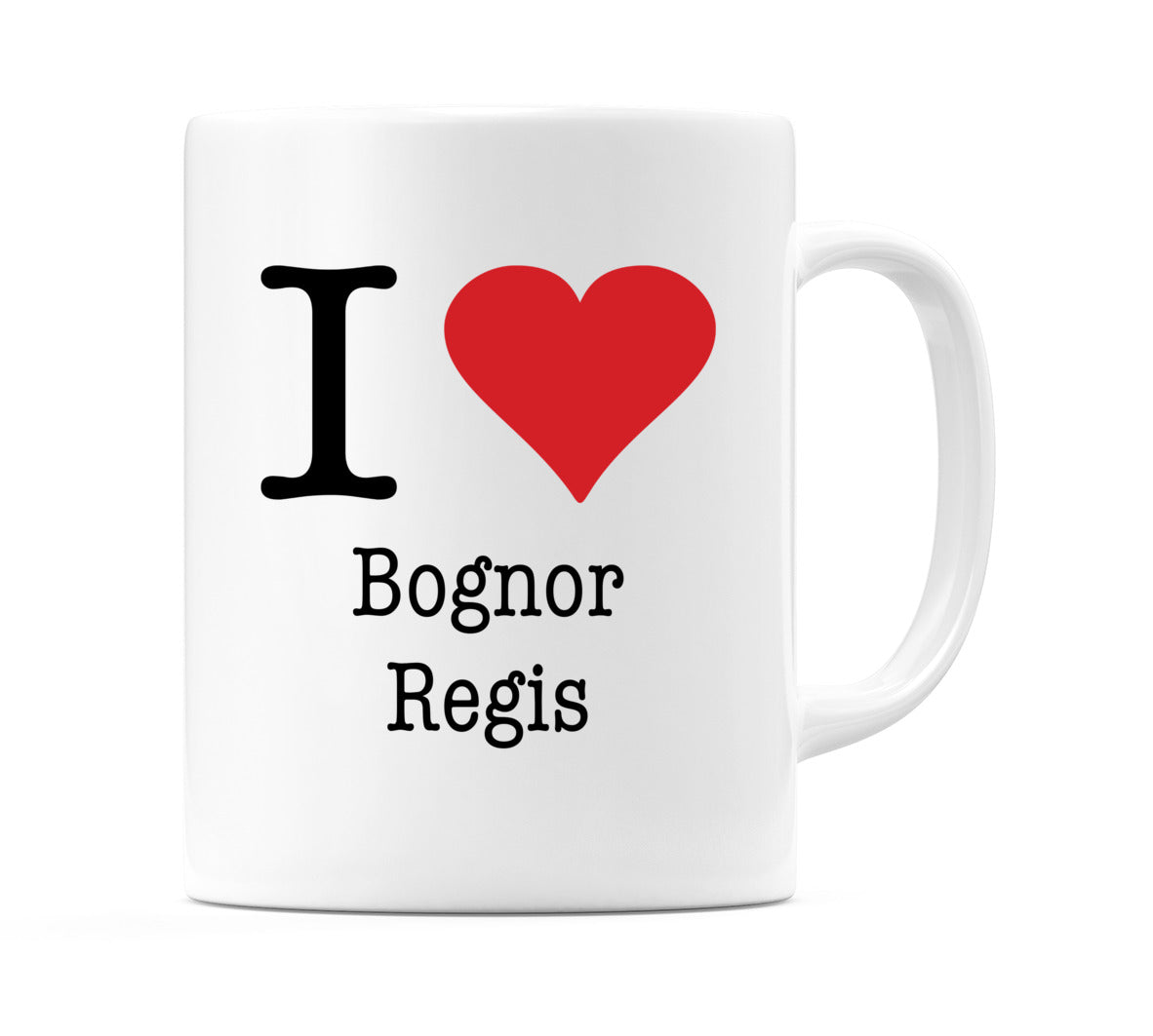I Love Bognor Regis Mug