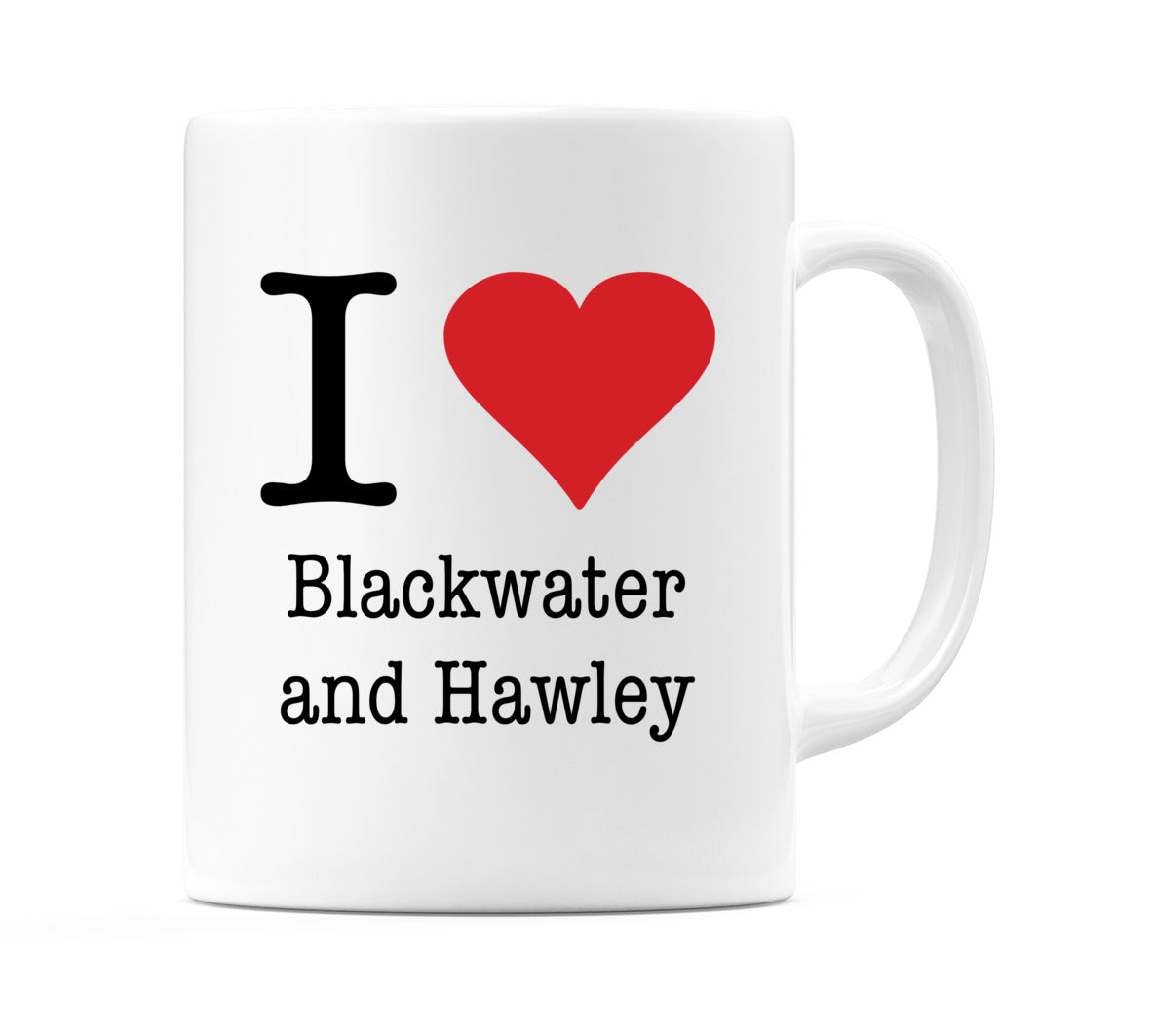I Love Blackwater and Hawley Mug