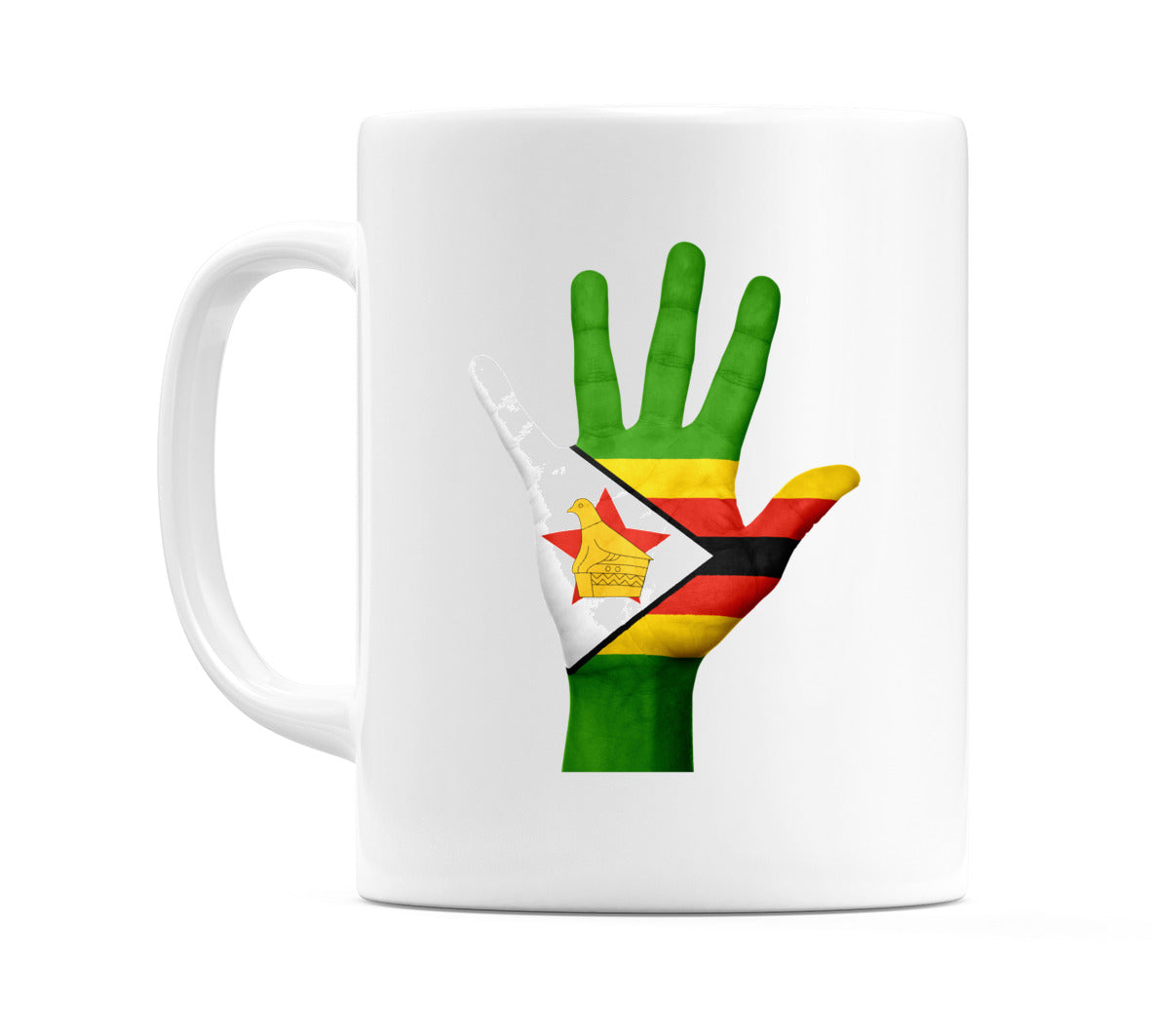 Zimbabwe Hand Flag Mug