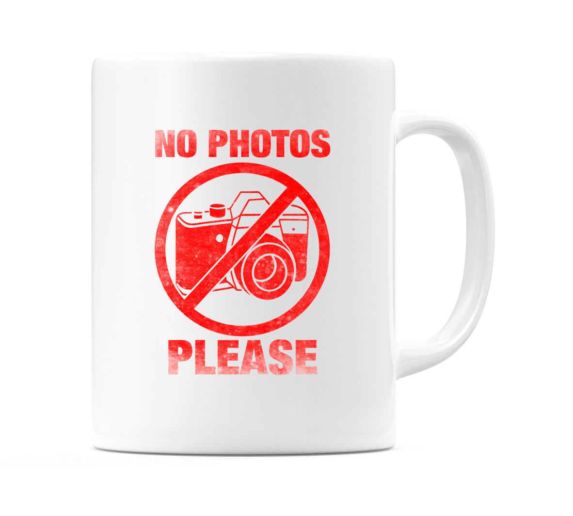 No Photos Please Mug