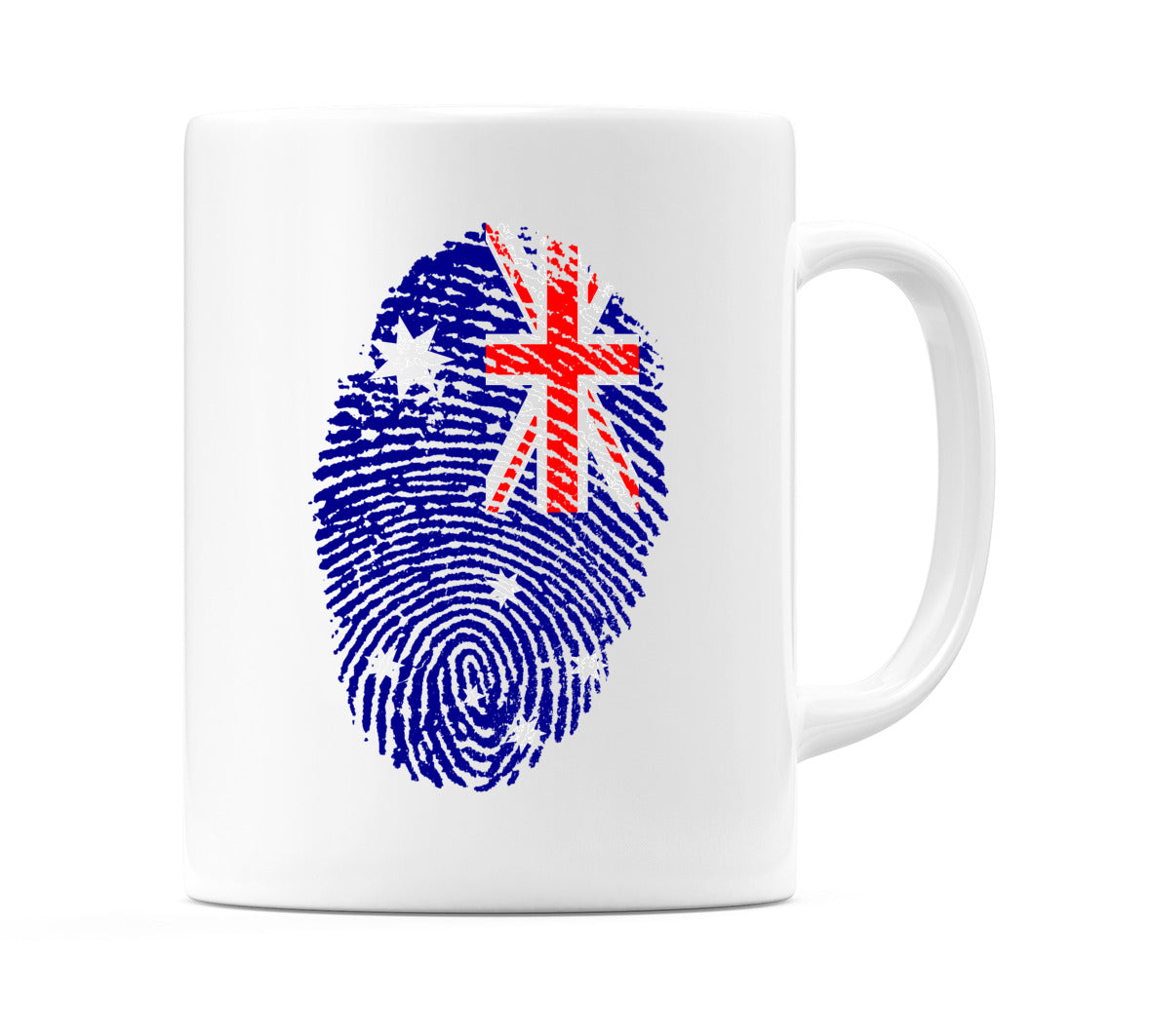 Australia Finger Print Flag Mug