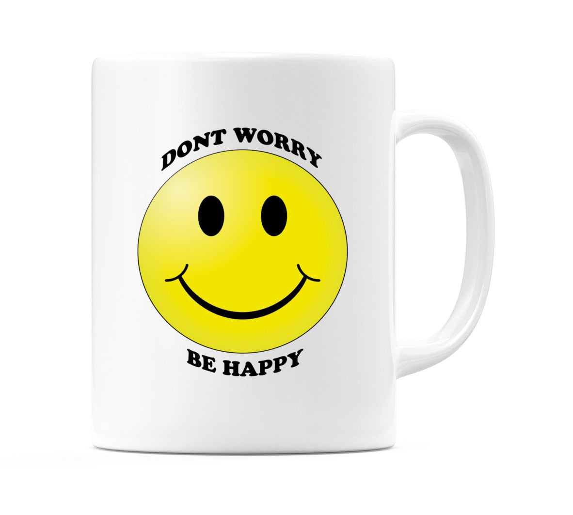 Dont Worry Be Happy Smiley Mug