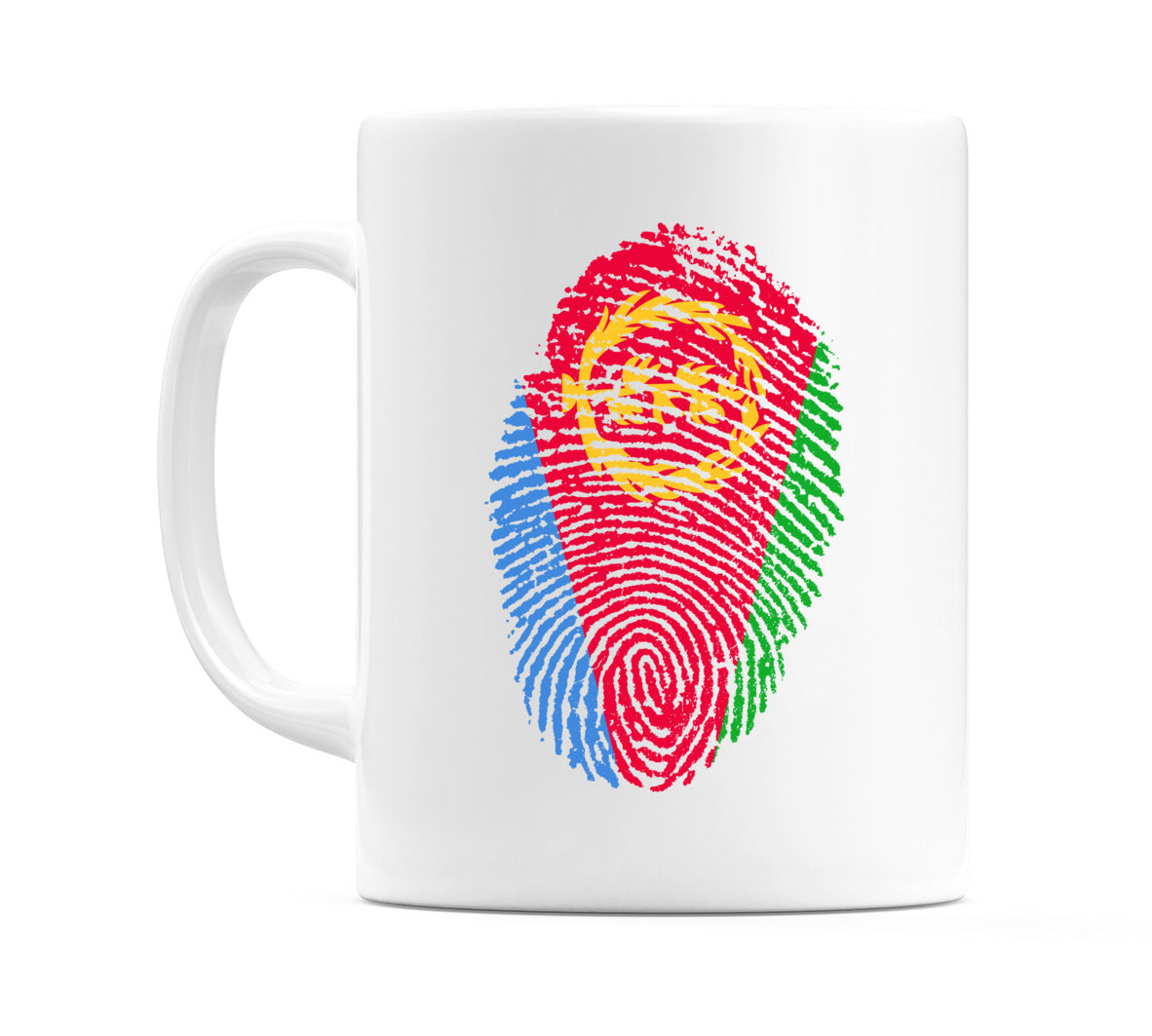 Eritrea Finger Print Flag Mug