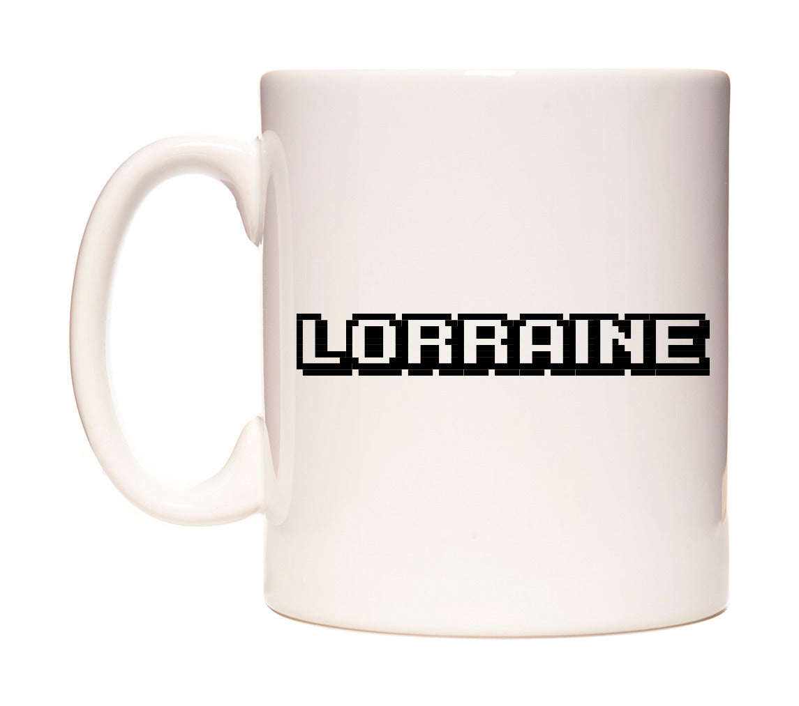 Lorraine - Arcade Themed Mug