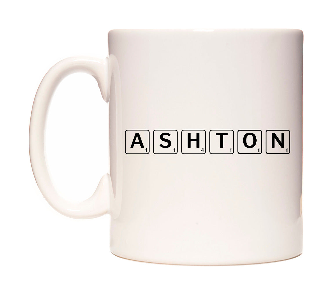 Ashton - Scrabble Themed Mug