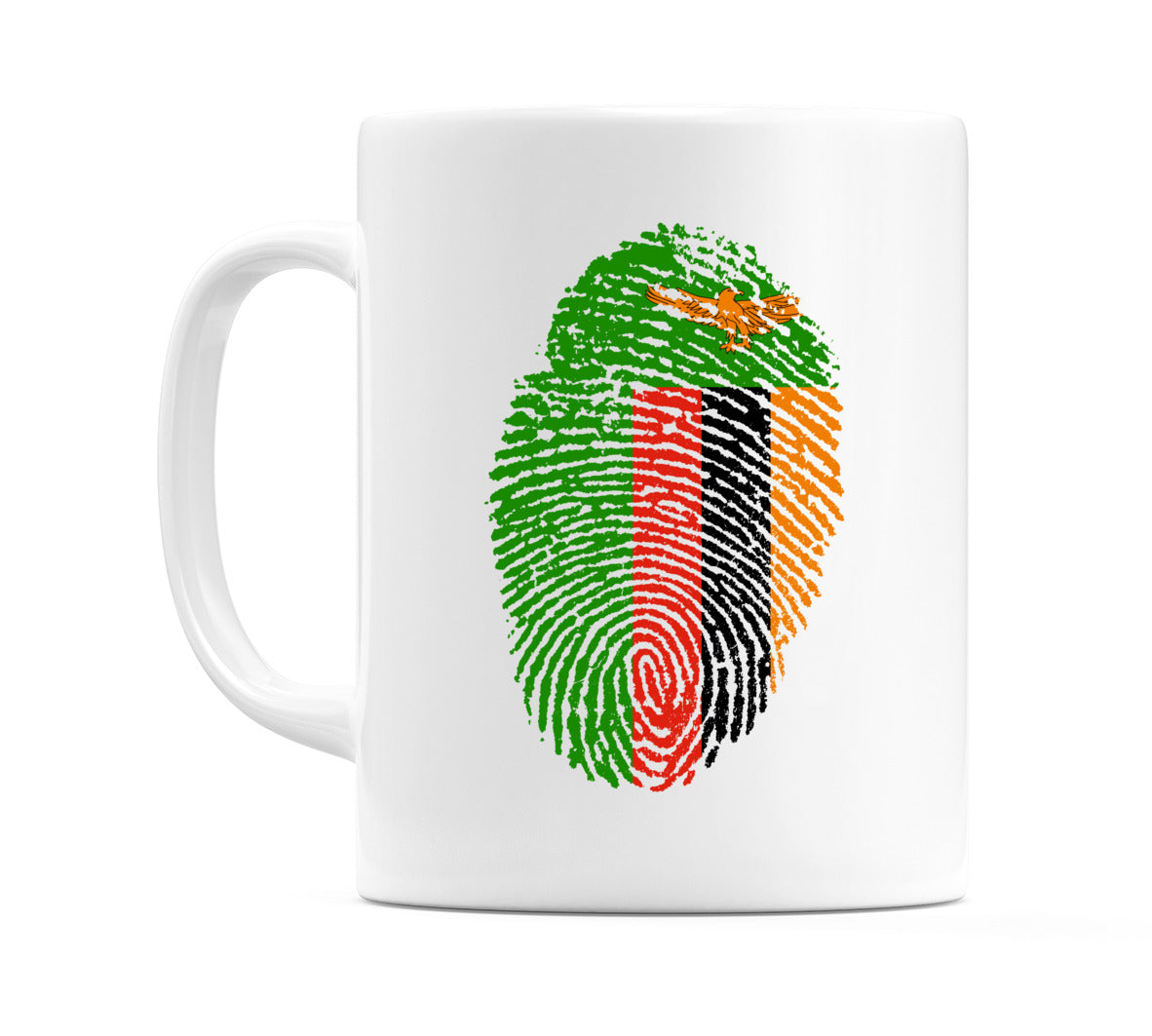 Zambia Finger Print Flag Mug