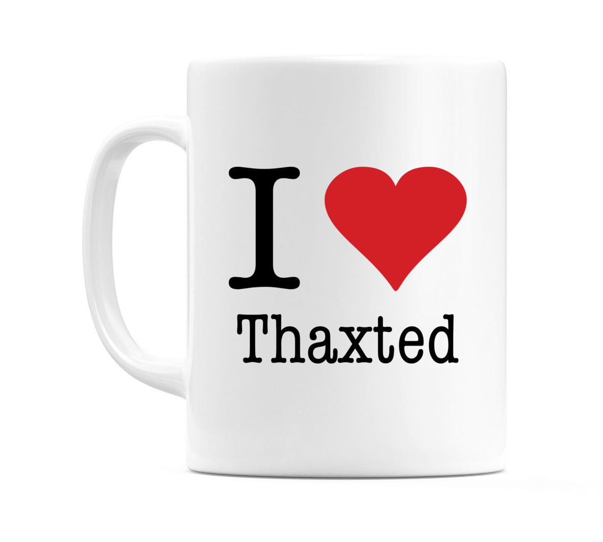I Love Thaxted Mug