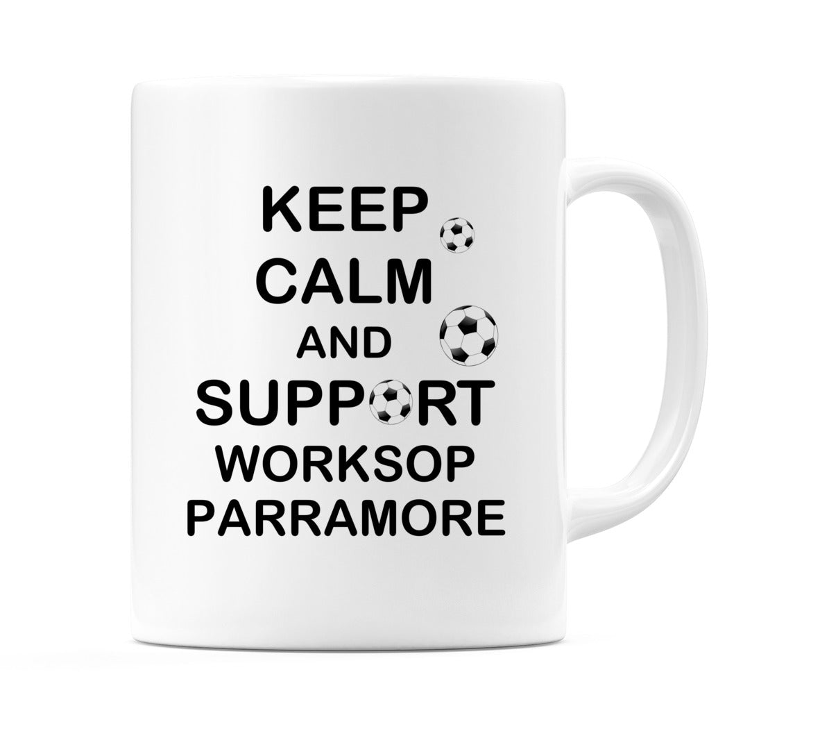 Keep Calm And Support Worksop Parramore Mug